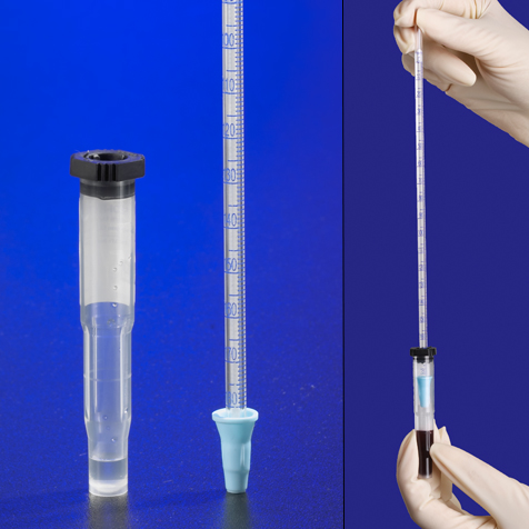Globe Scientific ESR: Sedi-Rate Westergren System with 10-Place PS Rack, Pipettes and Citrate Vials, 100 Tests/Box Image